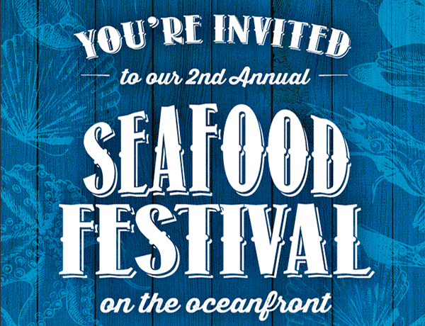 Sea Captain's House 2nd Annual Seafood Festival on the oceanfront