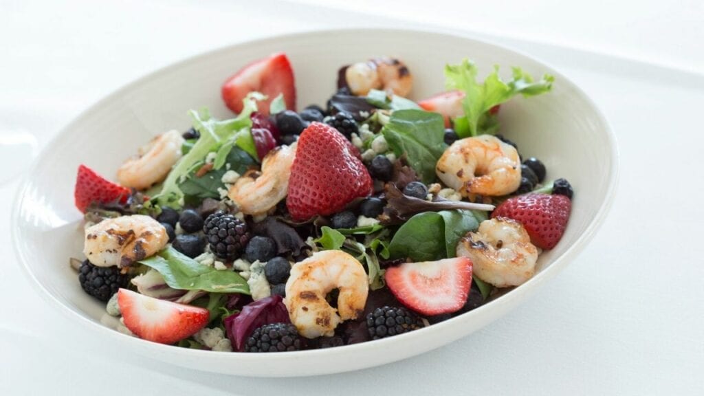 Shrimp and Berry Salad Sea Captain's House