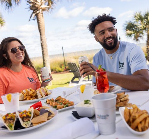couple dining